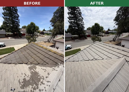 Roof Cleaning in Roseville, CA